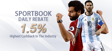 MAXBOOK55 Sportsbook Daily Rebate Up To 1.50% Highest Cashback In The Industry Promo Banner