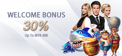 MAXBOOK55 Slot Games Welcome Bonus 30% Up To MYR 388 Promo Banner